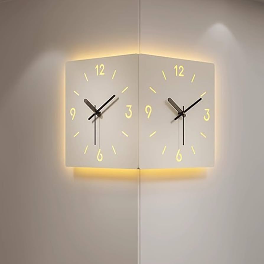 Modern Dual-Sided Wall Clock 🕒