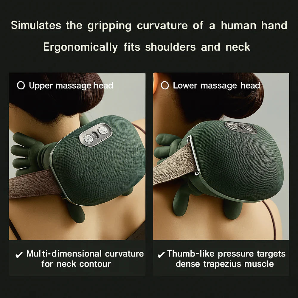 Neck Massager – Deep Tissue Rechargeable Back & Shoulder Massager