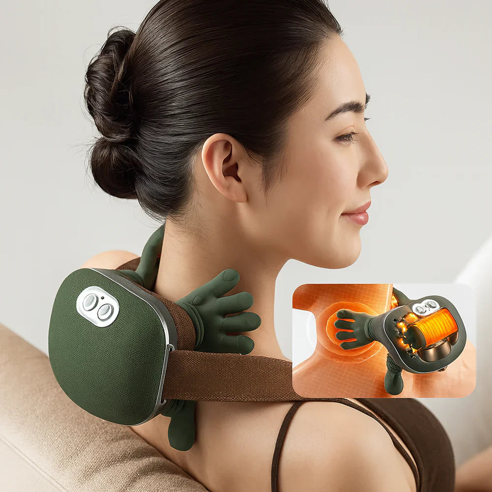 Neck Massager – Deep Tissue Rechargeable Back & Shoulder Massager